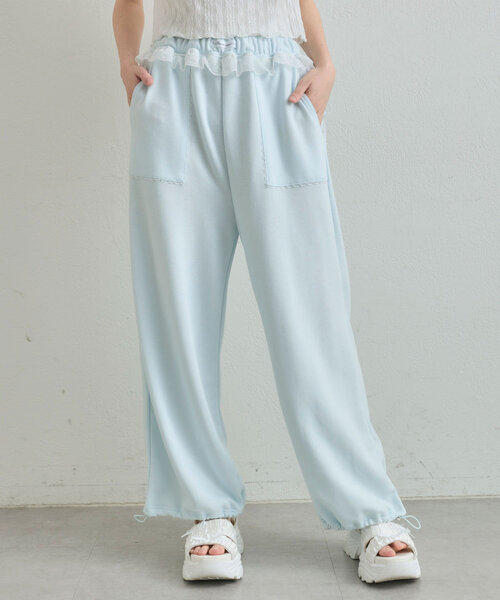 OLIVE des OLIVE（オリーブデオリーブ）の「ウエストフリルスウェット