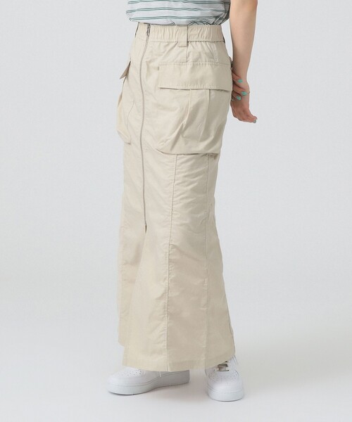 Ray BEAMS(レイビームス)の「フロント ジップ カーゴ タイトスカート(スカート・レディース・ホワイト系その他6/ブラック・0/1)」の2枚目の写真