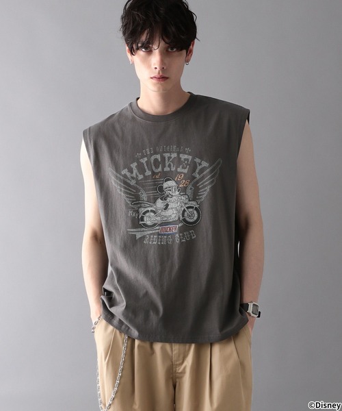 RAGEBLUE（レイジブルー）の「【WEB限定】ヴィンテージライク/アソートキャラノースリーブ（タンクトップ・メンズ・ダークグレー/その他19/オフホワイト/ブラック・MEDIUM/LARGE）」の4枚目の写真