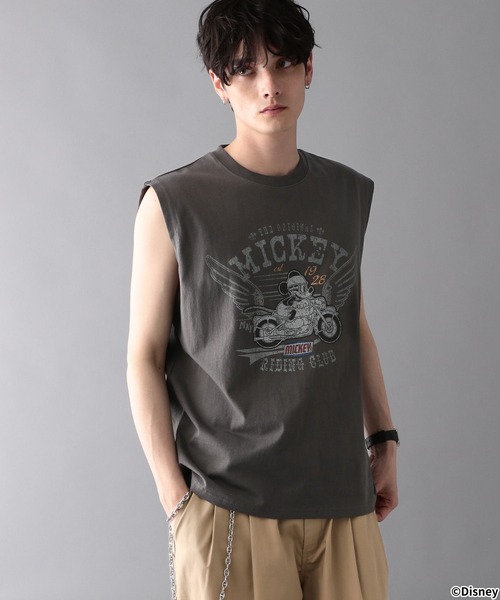 RAGEBLUE（レイジブルー）の「【WEB限定】ヴィンテージライク/アソートキャラノースリーブ（タンクトップ・メンズ・ダークグレー/その他19/オフホワイト/ブラック・MEDIUM/LARGE）」の5枚目の写真