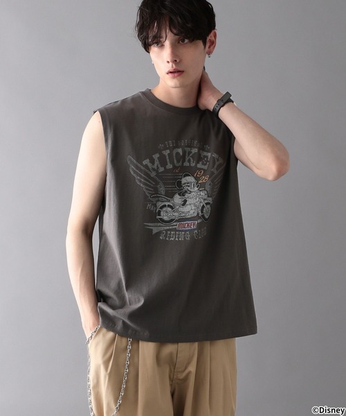 RAGEBLUE（レイジブルー）の「【WEB限定】ヴィンテージライク/アソートキャラノースリーブ（タンクトップ・メンズ・ダークグレー/その他19/オフホワイト/ブラック・MEDIUM/LARGE）」の6枚目の写真