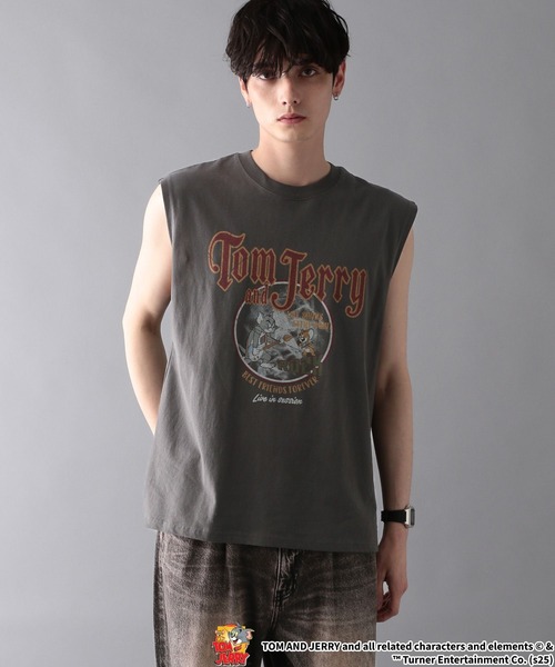 RAGEBLUE（レイジブルー）の「【WEB限定】ヴィンテージライク/アソートキャラノースリーブ（タンクトップ・メンズ・ダークグレー/その他19/オフホワイト/ブラック・MEDIUM/LARGE）」の11枚目の写真