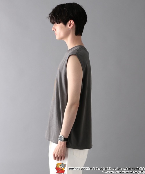 RAGEBLUE（レイジブルー）の「【WEB限定】ヴィンテージライク/アソートキャラノースリーブ（タンクトップ・メンズ・ダークグレー/その他19/オフホワイト/ブラック・MEDIUM/LARGE）」の18枚目の写真