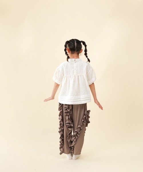 unica(ユニカ)の「アシメフリルパンツ(その他パンツ・キッズ・ライトグリーン/ブラック/ブラウン・S/M/L/XL)」の21枚目の写真