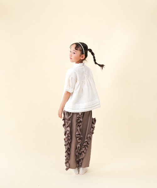 unica(ユニカ)の「アシメフリルパンツ(その他パンツ・キッズ・ライトグリーン/ブラック/ブラウン・S/M/L/XL)」の22枚目の写真
