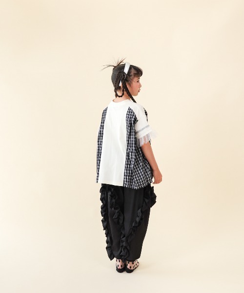 unica(ユニカ)の「アシメフリルパンツ(その他パンツ・キッズ・ライトグリーン/ブラック/ブラウン・S/M/L/XL)」の10枚目の写真