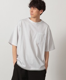 LAKOLE | ボーダーワッフルレイヤーT / 323577(Tシャツ/カットソー)