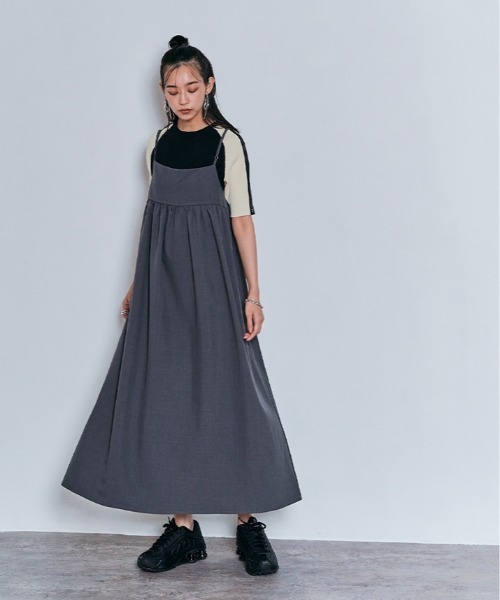 W:Huku(フーク)の「ショルダー レース ラグラン ニット トップス / 半袖 ハーフスリーブ(ニット/セーター・レディース・グレー/ダークブラウン/アイボリー/ブラック・FREE)」の7枚目の写真