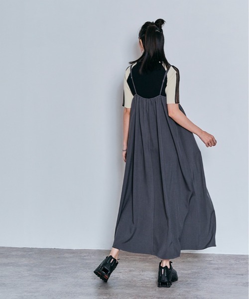 W:Huku(フーク)の「ショルダー レース ラグラン ニット トップス / 半袖 ハーフスリーブ(ニット/セーター・レディース・グレー/ダークブラウン/アイボリー/ブラック・FREE)」の16枚目の写真