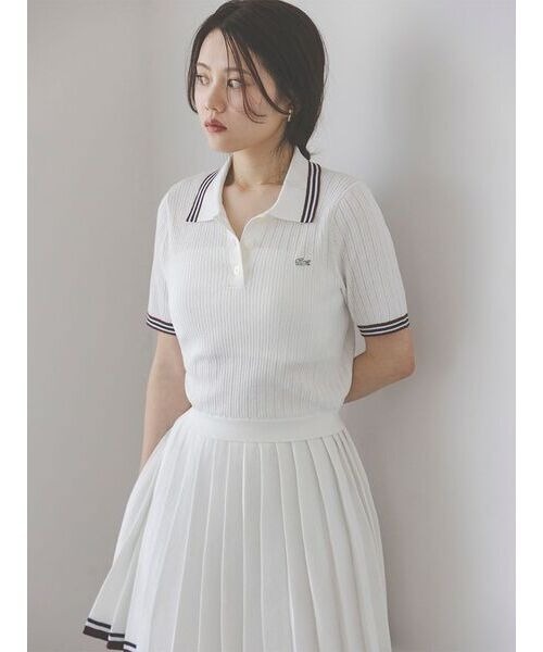 LACOSTE(ラコステ)の「LACOSTE/スカート(スカート・レディース・ホワイト/グリーン/ピンク・FREE)」の9枚目の写真