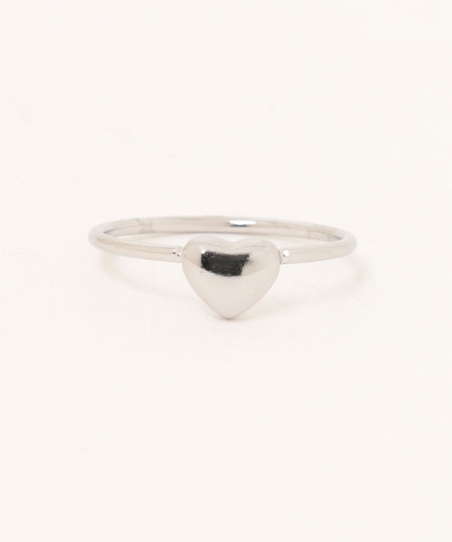 mil(ミル)の「【ステンレス】タイニーハート リング(リング・レディース・シルバー/ゴールド・ONE SIZE)」の6枚目の写真