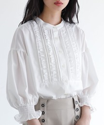 somari imagination | 『7分袖フリルピンタックブラウス』(シャツ/ブラウス)
