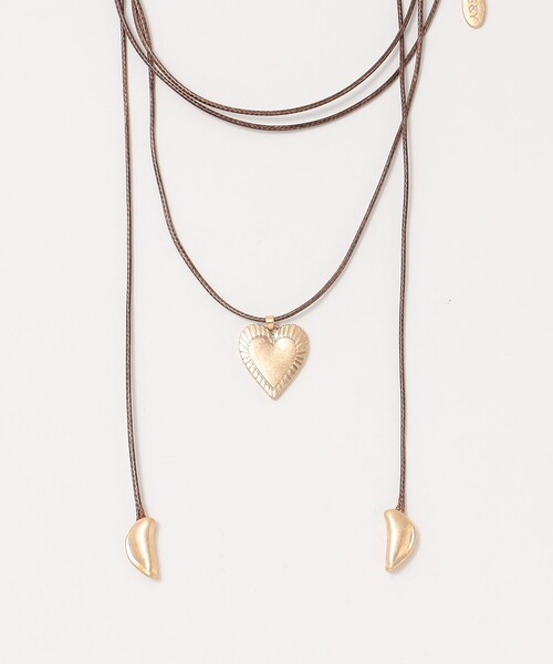 BEAUTY&YOUTH UNITED ARROWS（ビューティーアンドユースユナイテッドアローズ）の「コード×メタルハート チョーカー（ネックレス・レディース・シルバー/ゴールド・FREE）」の19枚目の写真
