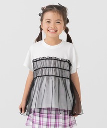 チュールキャミ 半袖Tシャツ