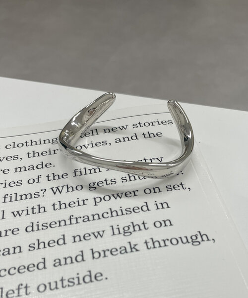 GALENA カーブバングル 新品 loungedress GALENA カーブバングル 新品 loungedress GALENA/ガレナ】カーブ