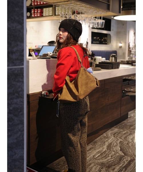 JUMELLE（ジュメロ）の「【Casselini】リボンデコレーションワッチ（ニットキャップ/ビーニー・レディース・オフホワイト/ブラック・FREE）」の12枚目の写真