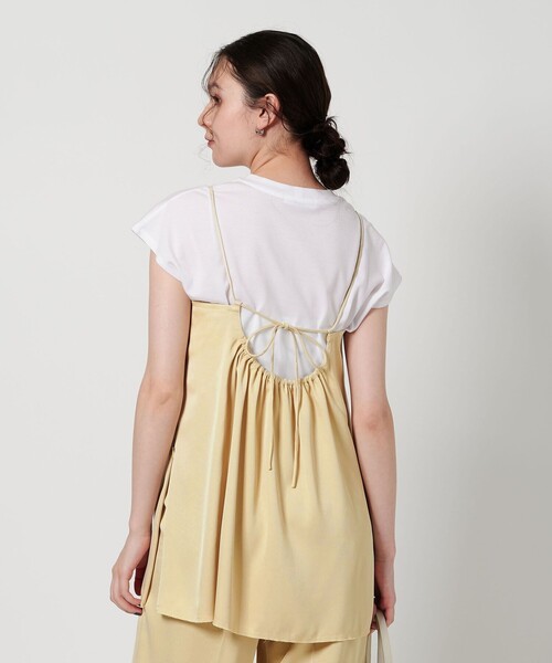 BEAUTY&YOUTH UNITED ARROWS（ビューティーアンドユースユナイテッドアローズ）の「ポリエステルツイル キャミソール（キャミソール・レディース・クリーム/ネイビー/ダークブラウン・FREE）」の14枚目の写真