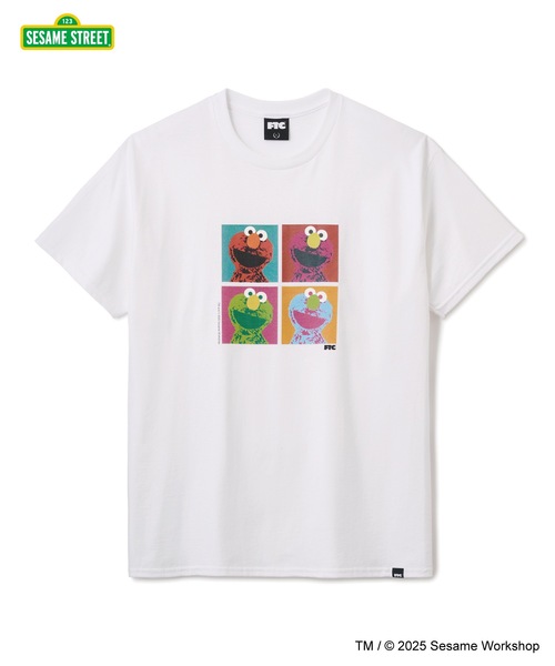 FTC（エフティーシー）の「SESAME STREET meets FTC / ELMO TEE（Tシャツ/カットソー・メンズ・ホワイト/レッド/ブラック・SMALL/MEDIUM/LARGE/X-LARGE）」の2枚目の写真