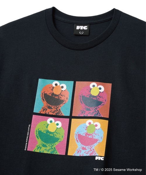 FTC（エフティーシー）の「SESAME STREET meets FTC / ELMO TEE（Tシャツ/カットソー・メンズ・ホワイト/レッド/ブラック・SMALL/MEDIUM/LARGE/X-LARGE）」の5枚目の写真