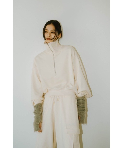 セール】half zip sweat tops(unisex)（スウェット）｜Knuth
