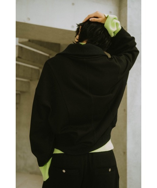 Knuth Marf クヌースマーフ half zip bicolor knit Knuth Marf（クヌースマーフ）の「【Knuth Marf/クヌースマーフ