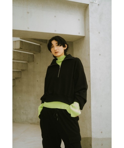セール】half zip sweat tops(unisex)（スウェット）｜Knuth
