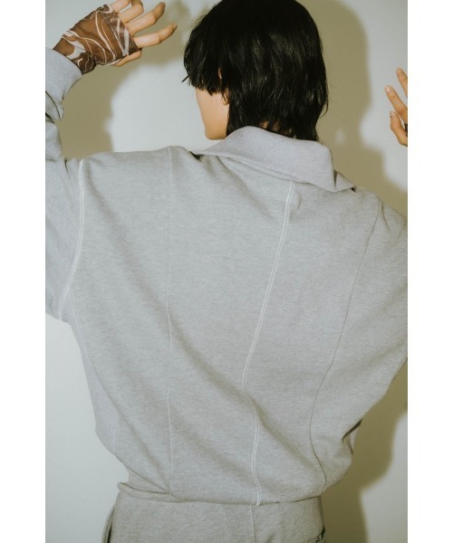 Knuth Marf クヌースマーフ half zip bicolor knit Knuth Marf(クヌースマーフ)half zip bicolor knit トップス