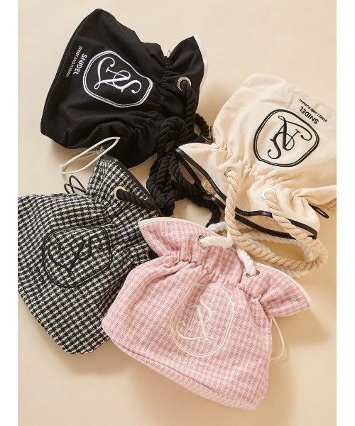 SNIDEL（スナイデル）の「【WEB限定】ロープトートバッグ（トートバッグ・レディース・アイボリー/ブラック/ピンクベージュ/その他・F）」の8枚目の写真