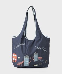 LAURA ASHLEY（ローラアシュレイ）の「【STORY掲載！】ロンドン柄 レインパッカブルトートバッグ（エコバッグ/サブバッグ）」