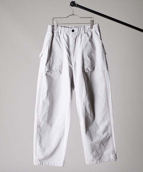 rehacer(レアセル)の「R. : Duck Side Line Worker PT(チノパンツ・メンズ・チャコールグレー/グレー/ブラック・MEDIUM/LARGE)」の1枚目の写真
