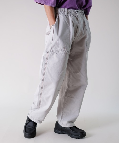 rehacer(レアセル)の「R. : Duck Side Line Worker PT(チノパンツ・メンズ・チャコールグレー/グレー/ブラック・MEDIUM/LARGE)」の18枚目の写真