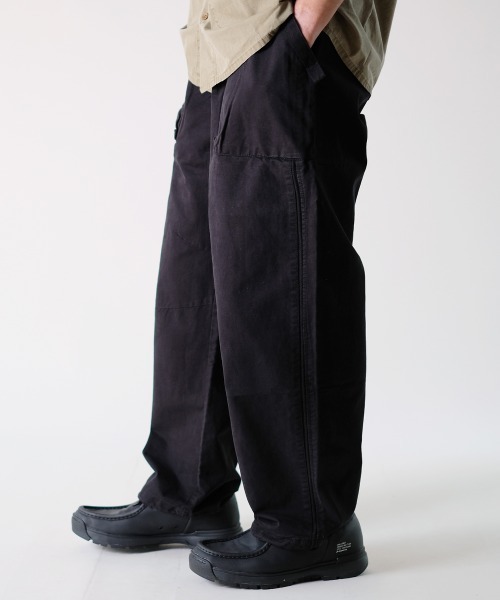 rehacer(レアセル)の「R. : Duck Side Line Worker PT(チノパンツ・メンズ・チャコールグレー/グレー/ブラック・MEDIUM/LARGE)」の11枚目の写真