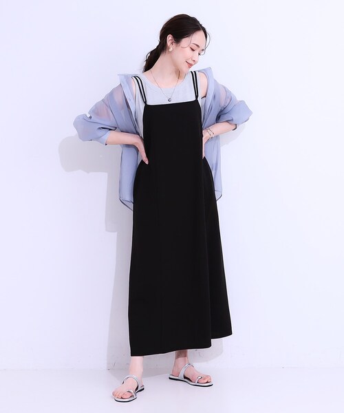 SHOO・LA・RUE(シューラルー)の「メタルリングサンダル(サンダル・レディース・ブラック/シルバー・35/45)」の9枚目の写真