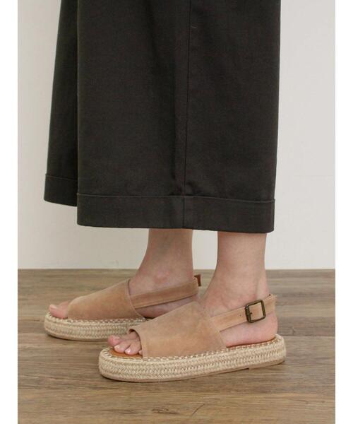 Samansa Mos2（サマンサ モスモス）の「ジュートサンダル（サンダル・レディース・ブラウン/ベージュ・S/M/L/XL）」の6枚目の写真