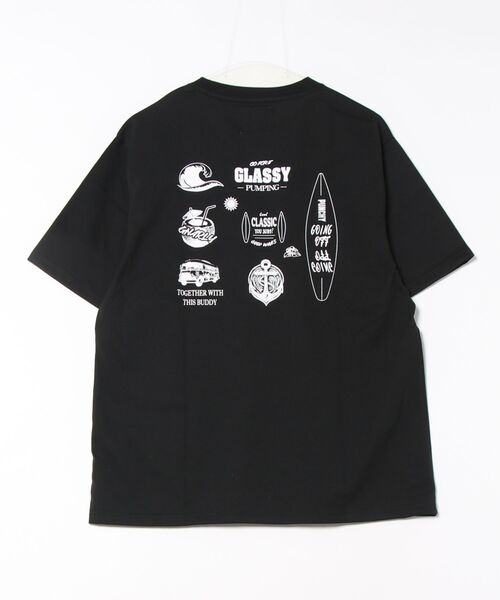 PANHARD(パンハード)の「アソートプリントTEE B(M1)(Tシャツ/カットソー・メンズ・ホワイト系1/サックスブルー/ホワイト系2/ホワイト系3/ブラック系2/イエロー/ライトグレー/ブラック系1・MEDIUM/LARGE/X-LARGE)」の13枚目の写真