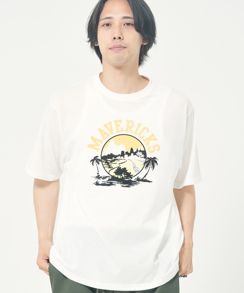 PANHARD(パンハード)の「アソートプリントTEE B(M1)(Tシャツ/カットソー・メンズ・ホワイト系1/サックスブルー/ホワイト系2/ホワイト系3/ブラック系2/イエロー/ライトグレー/ブラック系1・MEDIUM/LARGE/X-LARGE)」の3枚目の写真