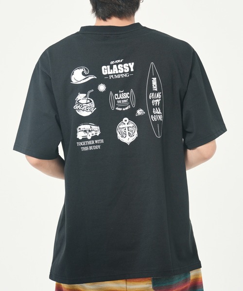PANHARD(パンハード)の「アソートプリントTEE B(M1)(Tシャツ/カットソー・メンズ・ホワイト系1/サックスブルー/ホワイト系2/ホワイト系3/ブラック系2/イエロー/ライトグレー/ブラック系1・MEDIUM/LARGE/X-LARGE)」の6枚目の写真