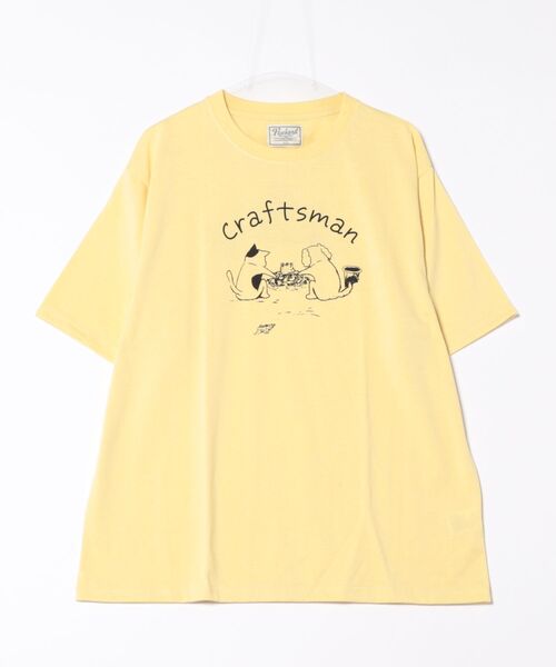 PANHARD(パンハード)の「アソートプリントTEE B(M1)(Tシャツ/カットソー・メンズ・ホワイト系1/サックスブルー/ホワイト系2/ホワイト系3/ブラック系2/イエロー/ライトグレー/ブラック系1・MEDIUM/LARGE/X-LARGE)」の17枚目の写真