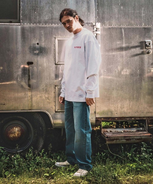 WONDER WALL MOTEL(ワンダーウォールモーテル)の「mlt5273- WWM 7oz L-SL T カットソー(Tシャツ/カットソー・メンズ・トップグレー/ホワイト/ブラック・M/L/XL/XXL)」の13枚目の写真