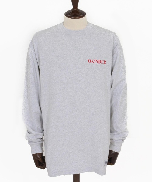 WONDER WALL MOTEL(ワンダーウォールモーテル)の「mlt5273- WWM 7oz L-SL T カットソー(Tシャツ/カットソー・メンズ・トップグレー/ホワイト/ブラック・M/L/XL/XXL)」の6枚目の写真