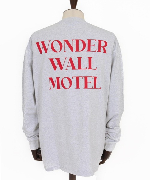 WONDER WALL MOTEL(ワンダーウォールモーテル)の「mlt5273- WWM 7oz L-SL T カットソー(Tシャツ/カットソー・メンズ・トップグレー/ホワイト/ブラック・M/L/XL/XXL)」の7枚目の写真