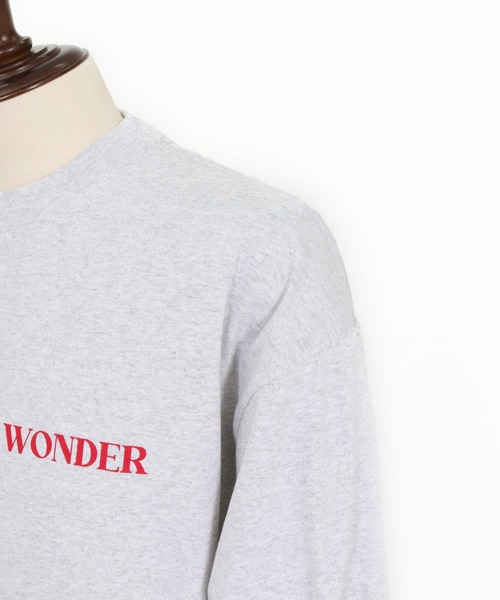 WONDER WALL MOTEL(ワンダーウォールモーテル)の「mlt5273- WWM 7oz L-SL T カットソー(Tシャツ/カットソー・メンズ・トップグレー/ホワイト/ブラック・M/L/XL/XXL)」の9枚目の写真