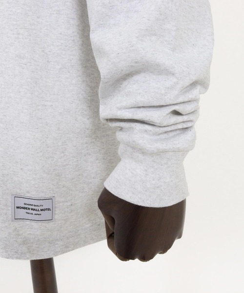 WONDER WALL MOTEL(ワンダーウォールモーテル)の「mlt5273- WWM 7oz L-SL T カットソー(Tシャツ/カットソー・メンズ・トップグレー/ホワイト/ブラック・M/L/XL/XXL)」の10枚目の写真