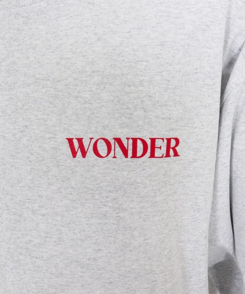 WONDER WALL MOTEL(ワンダーウォールモーテル)の「mlt5273- WWM 7oz L-SL T カットソー(Tシャツ/カットソー・メンズ・トップグレー/ホワイト/ブラック・M/L/XL/XXL)」の4枚目の写真