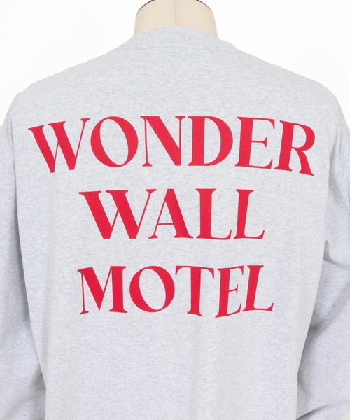 WONDER WALL MOTEL(ワンダーウォールモーテル)の「mlt5273- WWM 7oz L-SL T カットソー(Tシャツ/カットソー・メンズ・トップグレー/ホワイト/ブラック・M/L/XL/XXL)」の5枚目の写真