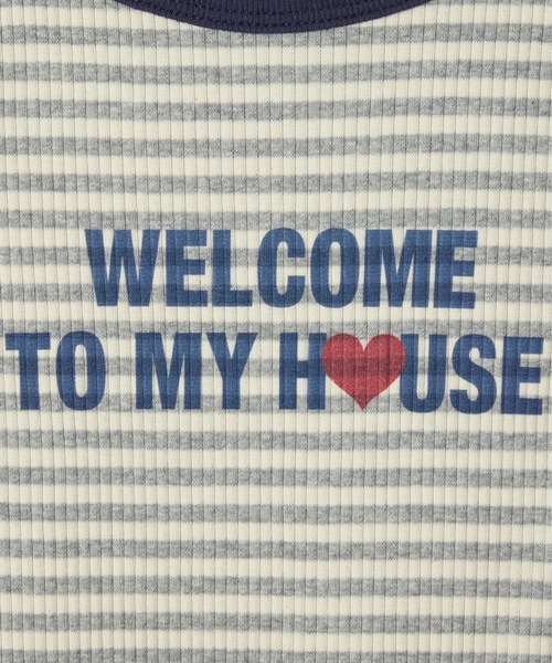 WELCOME TO MY HOUSE SLEEVELESS（Tシャツ/カットソー）｜aeae