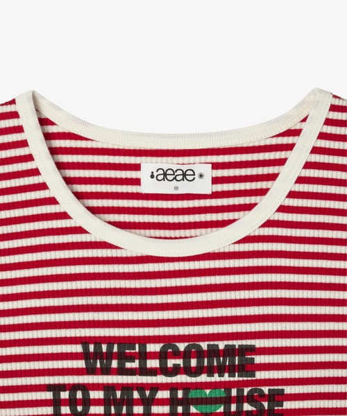 Tシャツ・カットソー AEAE WELCOME TO MY HOUSE SLEEVELESS MELANGE GREY AE45SWSL002 MUSINSA公式 | AEAE WELCOME TO MY HOUSE SLEEVELESS [MELANGE GREY]