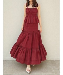 SNIDEL | コットンレーススカート(スカート)