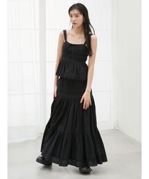 SNIDEL | コットンレーススカート(スカート)