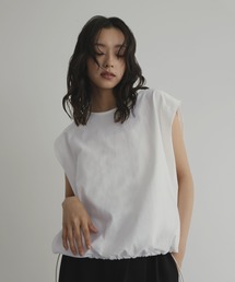 【販売終了】ドロストショルダータックTシャツ